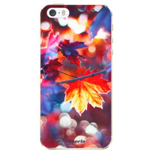 Odolné silikónové puzdro iSaprio - Autumn Leaves 02 - iPhone 5/5S/SE