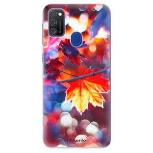 Odolné silikónové puzdro iSaprio - Autumn Leaves 02 - Samsung Galaxy M21