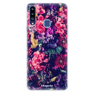 Odolné silikónové puzdro iSaprio - Flowers 10 - Samsung Galaxy A20s