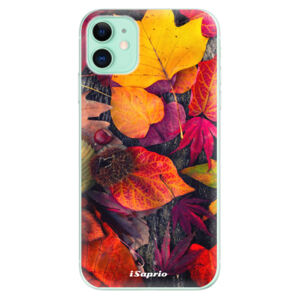 Odolné silikónové puzdro iSaprio - Autumn Leaves 03 - iPhone 11