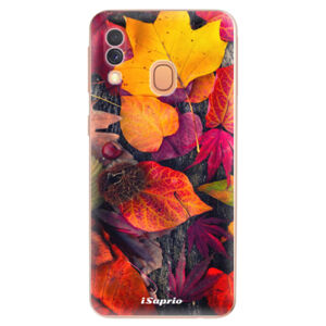 Odolné silikónové puzdro iSaprio - Autumn Leaves 03 - Samsung Galaxy A40