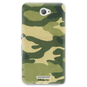 Plastové puzdro iSaprio - Green Camuflage 01 - Sony Xperia E4