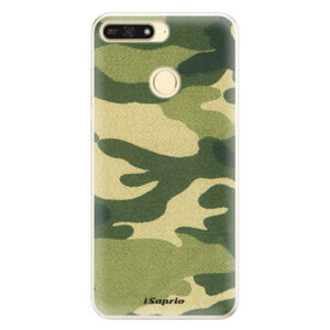 Silikónové puzdro iSaprio - Green Camuflage 01 - Huawei Honor 7A