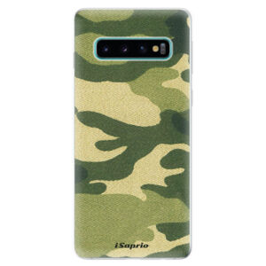 Odolné silikonové pouzdro iSaprio - Green Camuflage 01 - Samsung Galaxy S10