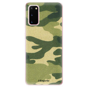 Odolné silikónové puzdro iSaprio - Green Camuflage 01 - Samsung Galaxy S20