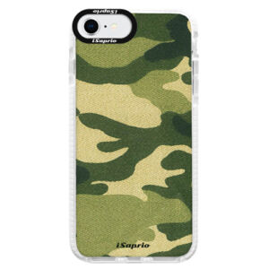Silikónové puzdro Bumper iSaprio - Green Camuflage 01 - iPhone SE 2020