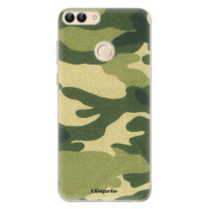 Odolné silikónové puzdro iSaprio - Green Camuflage 01 - Huawei P Smart