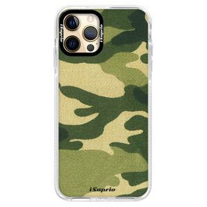 Silikónové puzdro Bumper iSaprio - Green Camuflage 01 - iPhone 12 Pro Max