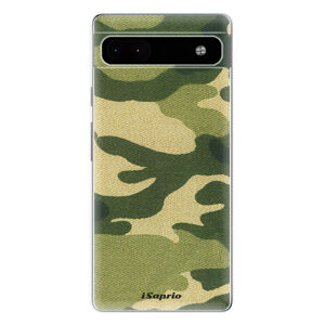Odolné silikónové puzdro iSaprio - Green Camuflage 01 - Google Pixel 6a 5G