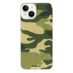 Odolné silikónové puzdro iSaprio - Green Camuflage 01 - iPhone 15