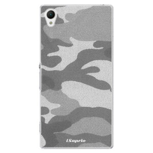 Plastové puzdro iSaprio - Gray Camuflage 02 - Sony Xperia Z1