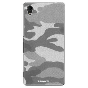 Plastové puzdro iSaprio - Gray Camuflage 02 - Sony Xperia M4