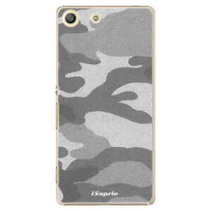Plastové puzdro iSaprio - Gray Camuflage 02 - Sony Xperia M5