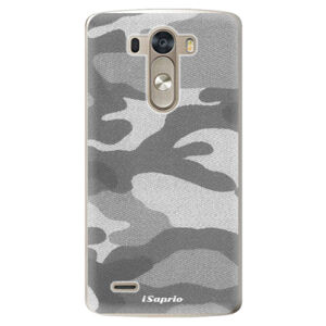 Plastové puzdro iSaprio - Gray Camuflage 02 - LG G3 (D855)
