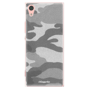 Plastové puzdro iSaprio - Gray Camuflage 02 - Sony Xperia XA1