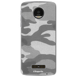 Plastové puzdro iSaprio - Gray Camuflage 02 - Lenovo Moto Z
