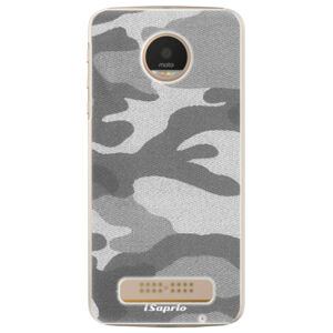 Plastové puzdro iSaprio - Gray Camuflage 02 - Lenovo Moto Z Play