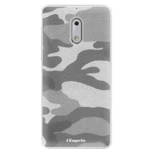 Plastové puzdro iSaprio - Gray Camuflage 02 - Nokia 6
