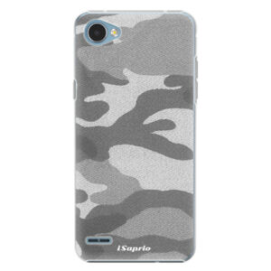 Plastové puzdro iSaprio - Gray Camuflage 02 - LG Q6