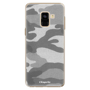 Plastové puzdro iSaprio - Gray Camuflage 02 - Samsung Galaxy A8 2018