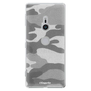 Plastové puzdro iSaprio - Gray Camuflage 02 - Sony Xperia XZ2