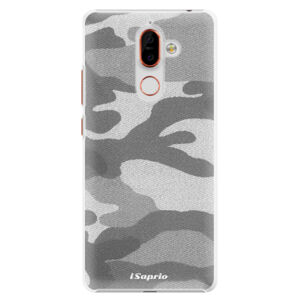 Plastové puzdro iSaprio - Gray Camuflage 02 - Nokia 7 Plus