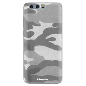 Silikónové puzdro iSaprio - Gray Camuflage 02 - Huawei Honor 9