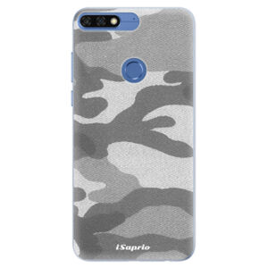 Silikónové puzdro iSaprio - Gray Camuflage 02 - Huawei Honor 7C