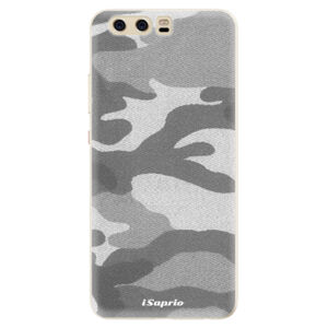 Silikónové puzdro iSaprio - Gray Camuflage 02 - Huawei P10
