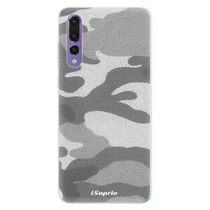 Silikónové puzdro iSaprio - Gray Camuflage 02 - Huawei P20 Pro