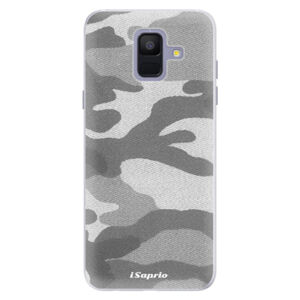 Silikónové puzdro iSaprio - Gray Camuflage 02 - Samsung Galaxy A6