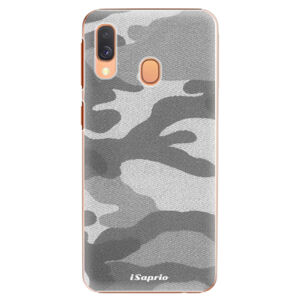 Plastové puzdro iSaprio - Gray Camuflage 02 - Samsung Galaxy A40