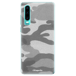 Plastové puzdro iSaprio - Gray Camuflage 02 - Huawei P30