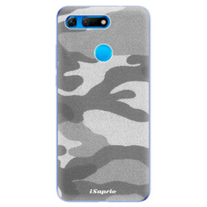 Odolné silikonové pouzdro iSaprio - Gray Camuflage 02 - Huawei Honor View 20
