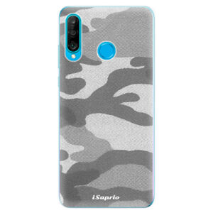 Odolné silikonové pouzdro iSaprio - Gray Camuflage 02 - Huawei P30 Lite