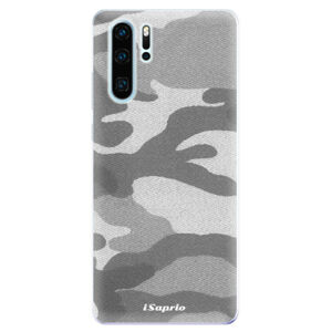 Odolné silikonové pouzdro iSaprio - Gray Camuflage 02 - Huawei P30 Pro