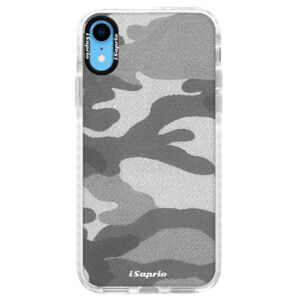 Silikónové púzdro Bumper iSaprio - Gray Camuflage 02 - iPhone XR