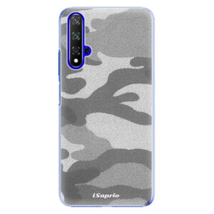 Plastové puzdro iSaprio - Gray Camuflage 02 - Huawei Honor 20