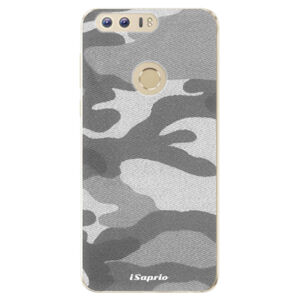 Odolné silikónové puzdro iSaprio - Gray Camuflage 02 - Huawei Honor 8