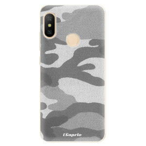 Odolné silikónové puzdro iSaprio - Gray Camuflage 02 - Xiaomi Mi A2 Lite