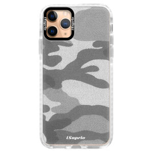 Silikónové puzdro Bumper iSaprio - Gray Camuflage 02 - iPhone 11 Pro