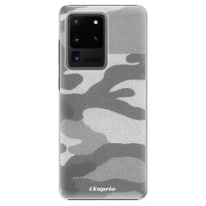 Plastové puzdro iSaprio - Gray Camuflage 02 - Samsung Galaxy S20 Ultra