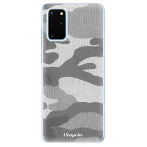 Odolné silikónové puzdro iSaprio - Gray Camuflage 02 - Samsung Galaxy S20+