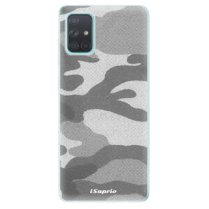 Odolné silikónové puzdro iSaprio - Gray Camuflage 02 - Samsung Galaxy A71