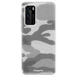 Plastové puzdro iSaprio - Gray Camuflage 02 - Huawei P40