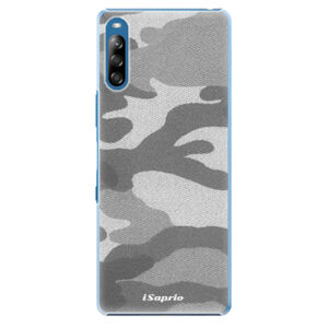 Plastové puzdro iSaprio - Gray Camuflage 02 - Sony Xperia L4