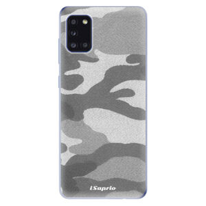 Odolné silikónové puzdro iSaprio - Gray Camuflage 02 - Samsung Galaxy A31