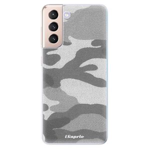 Odolné silikónové puzdro iSaprio - Gray Camuflage 02 - Samsung Galaxy S21