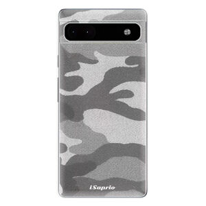 Odolné silikónové puzdro iSaprio - Gray Camuflage 02 - Google Pixel 6a 5G