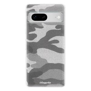Odolné silikónové puzdro iSaprio - Gray Camuflage 02 - Google Pixel 7 5G